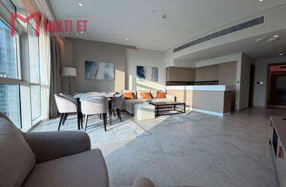 Apartment - 1 - 2 for rent in Lusail Marina Heights - Marina District - Lusail