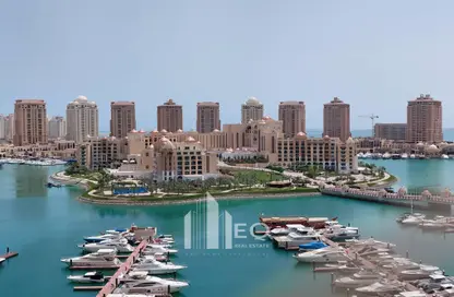 شقة - 2 غرف نوم - 3 حمامات للايجار في طريق بورتو الشرقي - بورتو أرابيا - جزيرة اللؤلؤة - الدوحة