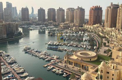 Apartment - 1 Bedroom - 2 Bathrooms for rent in West Porto Drive - Porto Arabia - The Pearl Island - Doha