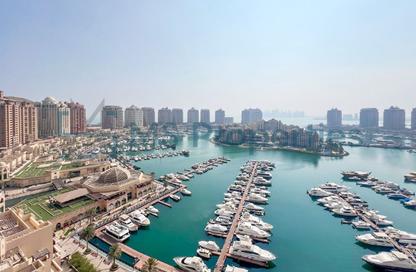 Apartment - 2 Bedrooms - 3 Bathrooms for sale in West Porto Drive - Porto Arabia - The Pearl Island - Doha