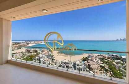Apartment - 2 Bedrooms - 4 Bathrooms for rent in Viva West - Viva Bahriyah - The Pearl Island - Doha