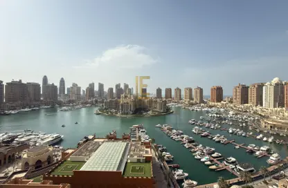 شقة - 1 حمام للايجار في طريق بورتو الغربي - بورتو أرابيا - جزيرة اللؤلؤة - الدوحة