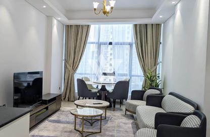 Apartment - 2 - 2 for rent in Lusail Marina Heights - Marina District - Lusail