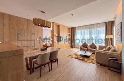 Apartment - 1 Bedroom - 2 Bathrooms for rent in Al Shatt Street - West Bay - Doha Apartment - 1 Bedroom - 2 Bathrooms for rent in Al Shatt Street - West Bay - Doha