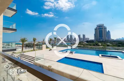 شقة - 2 غرف نوم - 3 حمامات للايجار في لوسيل ريسيدينس - منطقة المارينا - الوسيل