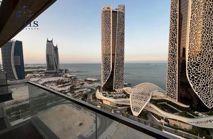 Apartment - 2 - 3 for rent in Lusail Marina Heights - Marina District - Lusail