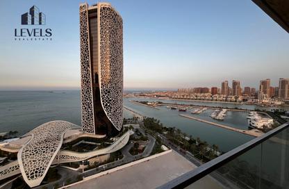 Apartment - 2 - 3 for rent in Lusail Marina Heights - Marina District - Lusail
