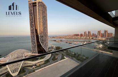 Apartment - 2 - 3 for rent in Lusail Marina Heights - Marina District - Lusail