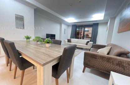 Apartment - 1 Bedroom - 2 Bathrooms for rent in East Porto Drive - Porto Arabia - The Pearl Island - Doha