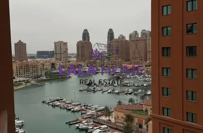 شقة - غرفة نوم - 2 حمامات للايجار في طريق بورتو الشرقي - بورتو أرابيا - جزيرة اللؤلؤة - الدوحة