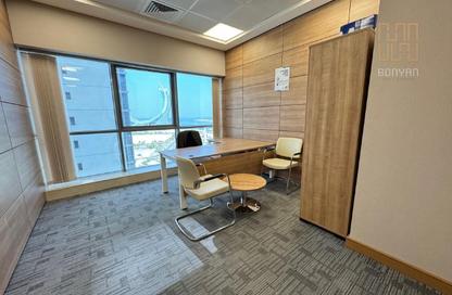 Office Space - 1 Bedroom - 2 Bathrooms for rent in Lusail City - Lusail