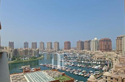 Apartment - 1 Bedroom - 2 Bathrooms for rent in West Porto Drive - Porto Arabia - The Pearl Island - Doha