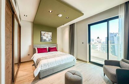 Apartment - 1 Bedroom - 2 Bathrooms for rent in Lusail Marina Heights - Marina District - Lusail