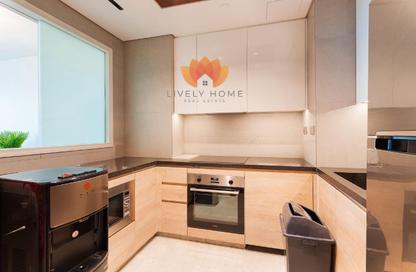 Apartment - 1 Bedroom - 3 Bathrooms for rent in Lusail Residence - Marina District - Lusail