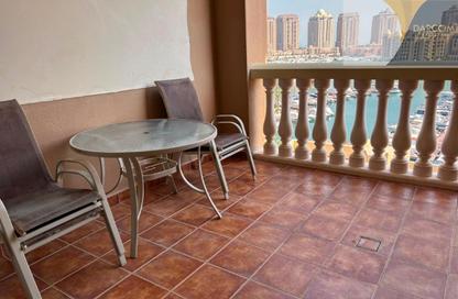 Apartment - Studio - 1 Bathroom for rent in East Porto Drive - Porto Arabia - The Pearl Island - Doha