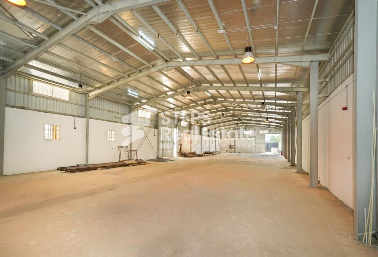 Spacious Warehouse for Rent in Industrial Area