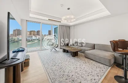 Apartment - 1 Bedroom - 2 Bathrooms for rent in Crystal Residence - Gewan Island - The Pearl Island - Doha Apartment - 1 Bedroom - 2 Bathrooms for rent in Crystal Residence - Gewan Island - The Pearl Island - Doha