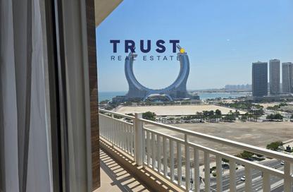 Apartment - 2 - 2 for rent in Lusail Residence - Marina District - Lusail