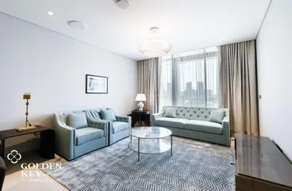 Apartment - 2 Bedrooms - 3 Bathrooms for rent in Lusail Marina Heights - Marina District - Lusail