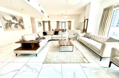 Apartment - 4 Bedrooms - 6 Bathrooms for rent in West Bay Tower - West Bay - West Bay - Doha