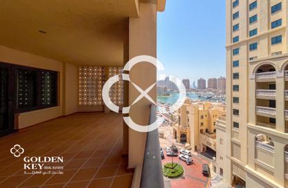 Apartment - 1 Bedroom - 2 Bathrooms for rent in East Porto Drive - Porto Arabia - The Pearl Island - Doha