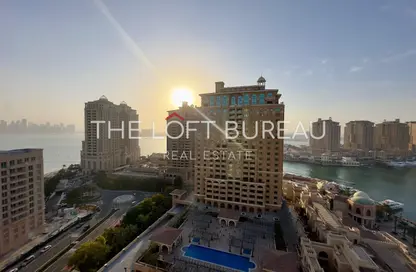 Apartment - 1 Bedroom - 2 Bathrooms for rent in West Porto Drive - Porto Arabia - The Pearl Island - Doha