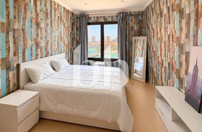 Apartment - 1 Bedroom - 2 Bathrooms for rent in West Porto Drive - Porto Arabia - The Pearl Island - Doha