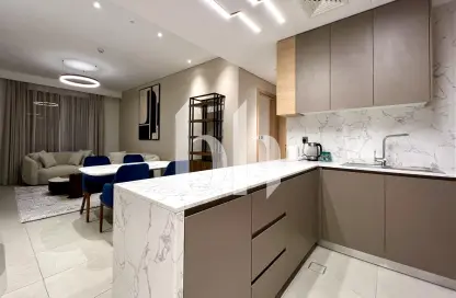 Apartment - 1 Bedroom - 3 Bathrooms for rent in Lusail Marina Heights - Marina District - Lusail