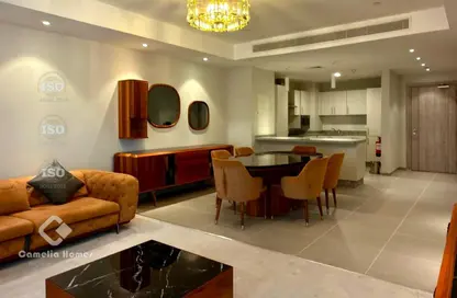 Apartment - 2 Bedrooms - 1 Bathroom for rent in Lusail Marina Heights - Marina District - Lusail