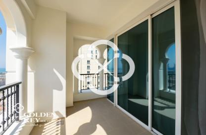 Apartment - 2 Bedrooms - 3 Bathrooms for rent in Viva East - Viva Bahriyah - The Pearl Island - Doha