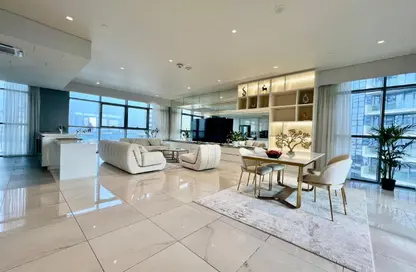 شقة - غرفة نوم - 2 حمامات للايجار في برج سيف لوسيل 1 - سيف لوسيل - مدينة اللسيل - الوسيل