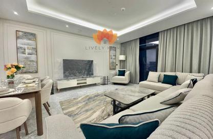 Apartment - 2 Bedrooms - 3 Bathrooms for rent in Lusail Marina Heights - Marina District - Lusail