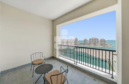Apartment - 1 - 2 for rent in Viva Central - Viva Bahriyah - The Pearl Island - Doha