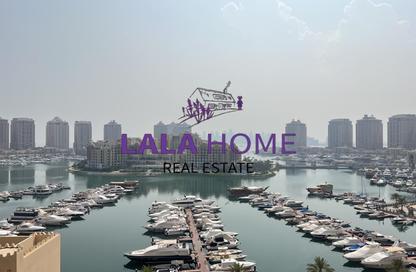 Apartment - Studio - 1 for rent in East Porto Drive - Porto Arabia - The Pearl Island - Doha