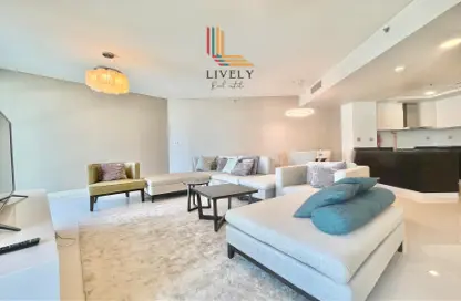 شقة - غرفة نوم - 2 حمامات للايجار في برج داماك مارينا - الوسيل