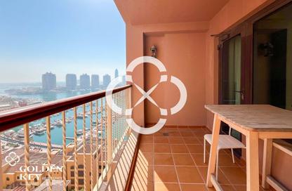 Apartment - 1 Bedroom - 2 Bathrooms for rent in West Porto Drive - Porto Arabia - The Pearl Island - Doha Apartment - 1 Bedroom - 2 Bathrooms for rent in West Porto Drive - Porto Arabia - The Pearl Island - Doha