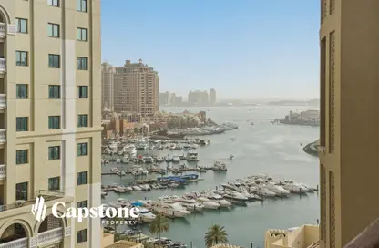 Apartment - 1 Bedroom - 2 Bathrooms for rent in Marina Gate - Porto Arabia - The Pearl Island - Doha
