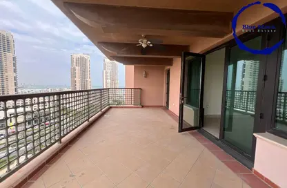 شقة - 2 غرف نوم - 3 حمامات للايجار في طريق بورتو الشرقي - بورتو أرابيا - جزيرة اللؤلؤة - الدوحة