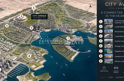 Apartment - 1 - 2 for sale in City Avenue Building B - City Avenue - Al Erkyah City - Lusail Apartment - 1 - 2 for sale in City Avenue Building B - City Avenue - Al Erkyah City - Lusail