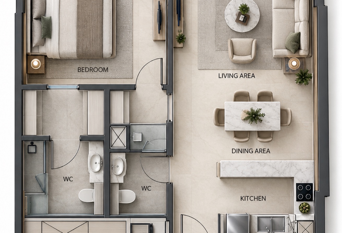Best Value 1BR Lusail |Mall Access | Near Handover thumbnail 3
