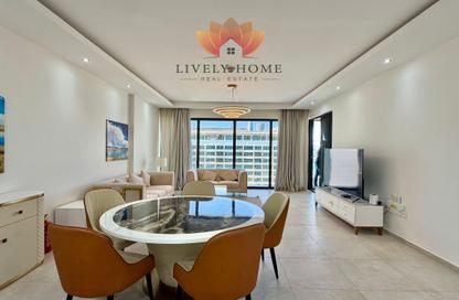 Apartment - 1 - 1 for rent in Lusail Marina Heights - Marina District - Lusail