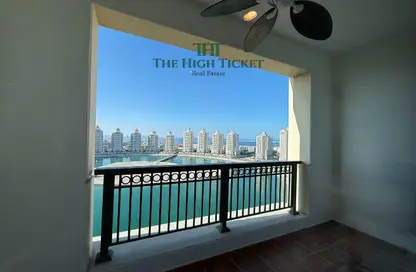 Apartment - Studio - 1 Bathroom for rent in Viva West - Viva Bahriyah - The Pearl Island - Doha