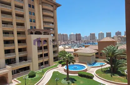 Apartment - 2 Bedrooms - 3 Bathrooms for rent in East Porto Drive - Porto Arabia - The Pearl Island - Doha