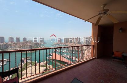 Apartment - 3 Bedrooms - 3 Bathrooms for rent in West Porto Drive - Porto Arabia - The Pearl Island - Doha