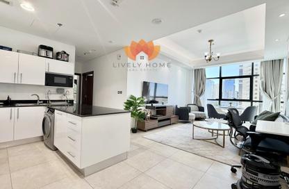 Apartment - 2 Bedrooms - 2 Bathrooms for rent in Lusail Marina Heights - Marina District - Lusail