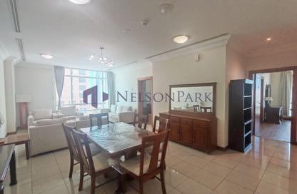 Apartment - 2 Bedrooms - 3 Bathrooms for rent in Zubara Tower - West Bay - West Bay - Doha