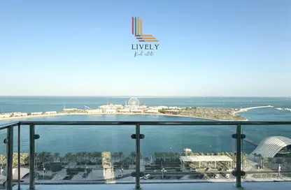 Apartment - 3 Bedrooms - 3 Bathrooms for rent in Marina Residences 195 - Marina District - Lusail