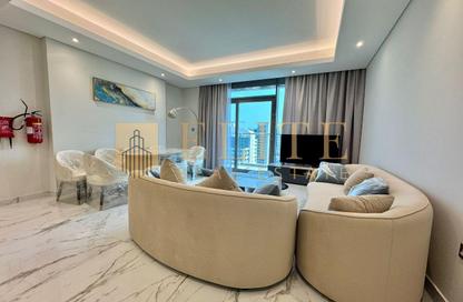 Apartment - 2 Bedrooms - 3 Bathrooms for rent in Lusail Marina Heights - Marina District - Lusail