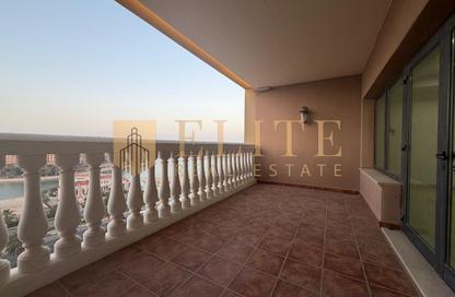 Apartment - 3 Bedrooms - 3 Bathrooms for rent in One Porto Arabia - Porto Arabia - The Pearl Island - Doha
