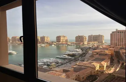 Apartment - 1 Bedroom - 2 Bathrooms for rent in East Porto Drive - Porto Arabia - The Pearl Island - Doha
